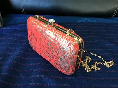 NAVYA Party Clutch Silk Purse