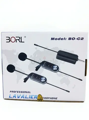 Borl Professional Lavalier Microphone set  2 pcs - Brand New