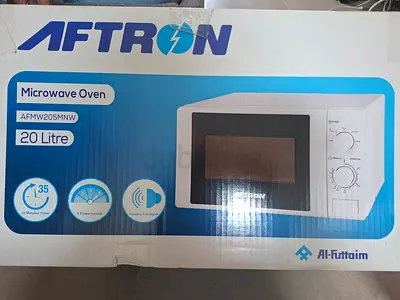 AFTRON 20L Microwave Oven (AFMW205MNW) - 1 year Used, Good Condition