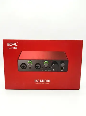 Borl Scarlett X2 Essential Audio Interface- Brand New