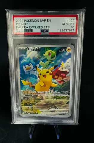Pokémon Graded Slab For Sale - Pikachu SVP 027 (PSA 10)