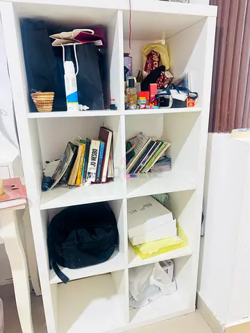 IKEA 8-cube White Storage Shelf