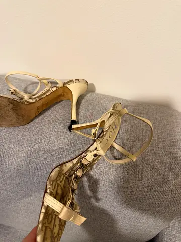 Dior Monogram Heel Sandals