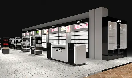 Cosmetic Shop Interior Decoration | Luxury Beauty Store Fit-Out | DM Approved