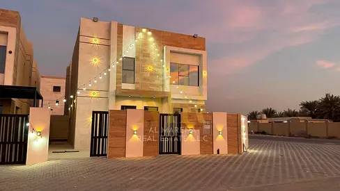 With an all-inclusive price for electricity, water, and air conditioning, own a luxurious villa for sale in Al Rawda 3 - Ajman | 5 master bedrooms | 5