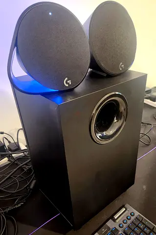 Logitech G560 RGB PC Gaming Speakers with Game-Driven Lighting