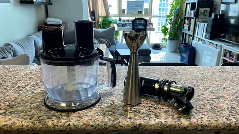Handheld Immersion Blender with food processor and Attachments - Good Condition