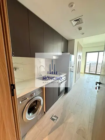 Studio Hotel Apartment | Azizi Pearl Al Furjan | Balcony | Pool & City Views