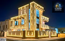 Modern corner villa for sale, two floors, with a swimming pool, on a 4000 sq ft plot. Includes elect