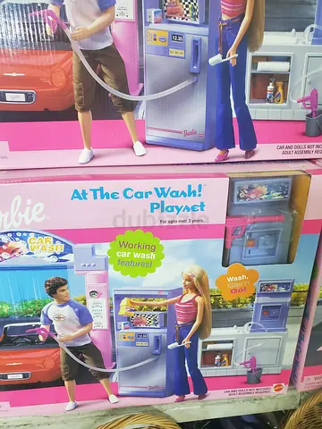Barbie Car Wash Playset - Complete In Box