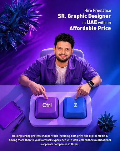 Hire Freelance Senior Graphic Designer in UAE with an Affordable Price