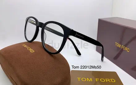 Tom Ford Black Round Optical Glasses with Case