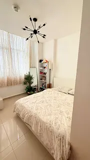Master bedroom with attached washroom