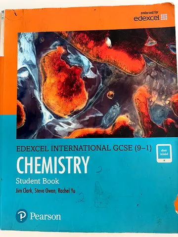 Chemistry IGCSE Edexcel Student Book