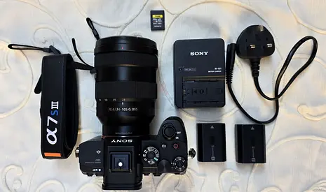 Sony A7S III A7S3 α7S3 Full Kit with 24-105 Lens + CFexpress Card