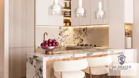 1BR Apartment | Jade Tower Majan | Downtown &amp; Pool View | Furnished with Balcony