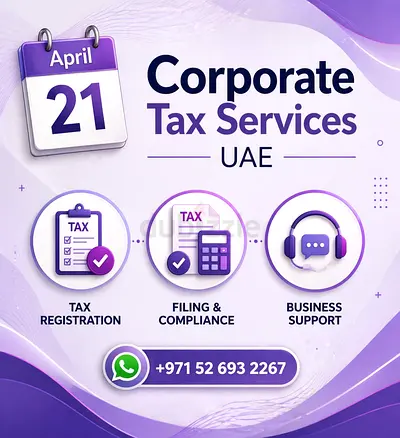 Professional support for Corporate Tax and VAT services in the UAE. We assist with registration