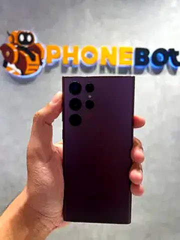 Samsung Galaxy S22 Ultra ( 256GB ) Burgundy - Like New Condition with 1 Year Warranty