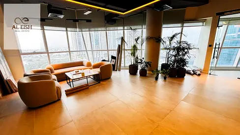 Spacious Corporate HQ | Prime Tower| 2,155 SQFT | Canal View | High Floor | Business Bay