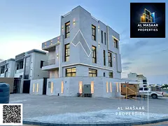 Own your dream villa, corner location on two streets, two floors and a rooftop, 6 master bedrooms, n