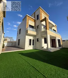 Five-bedroom villa with a living room and majlis for annual rent in Ajman, Al Zahiyah area