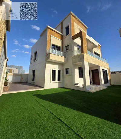 فيلا خمسة غرف وصالة ومجلس للايجار السنوي في عجمان منطقة الزاهية