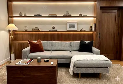 West elm eddy L Shape Sofa