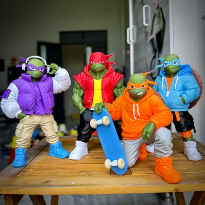Ninja Turtles Set figures statues