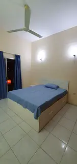 Full furnished room available with attached balcony working single lady or couple