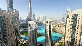 Fountain &amp; Burj Khalifa View | High Floor | Vacant
