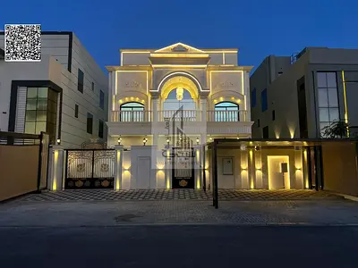 فيلا طابقين وروف بمصعد بسعر شامل رسوم الكهرباء والمياة والميكفات على الشارع الرئيسي جاهزة للسكن في أرقي مناطق عجمان تملك حر لجميع الجنسيات