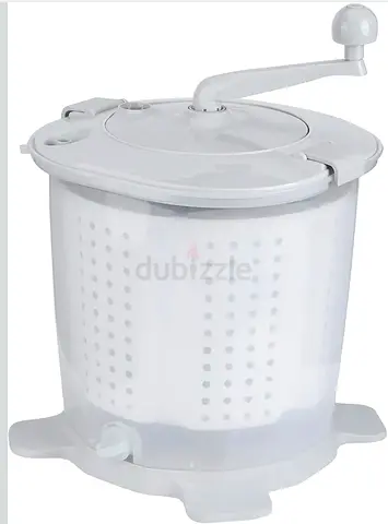 Manual washing and drying machine