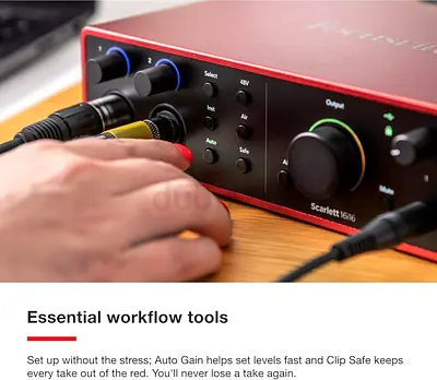 Focusrite Scarlett 16i16 4th Gen 16 x 16 USB Audio Interface