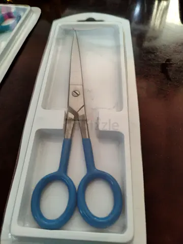 Lightweight Household Scissors with Blue Handles