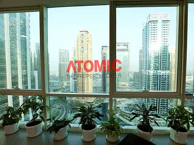 Full lake view Fitted office in Fortune tower with pantry and bathroom