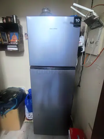 Hisense Double Door Refrigerator brand new condition very less used selling because leaving country