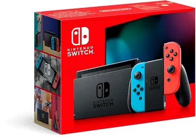 Nintendo Switch console de jeux portables 15.8 cm (6.2) 32 Go Écran tactile Wifi Bleu, Gris, Rouge