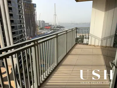 شقة بغرفتي نوم | 5242 برج 2 دبي مارينا | إطلالة كاملة على البحر والمارينا | غير مفروشة