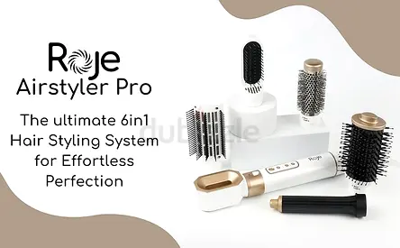 🌟 Roje AirStyler Pro 6-in-1 | Brand New | Luxury Leather Case | Salon Results at Home