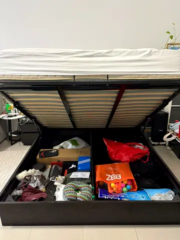 King Sized Bed with Storage - Rush