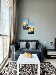 No Commission 4500 including bills  Fully Furnished studio apartment with balcony and free parking