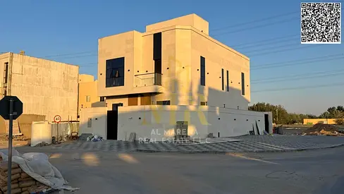 فيلا كورنر طابقين وروف بسعرشامل رسوم التسجيل والتمليك في أرقي مناطق عجمان تملك حر لجميع الجنسيات