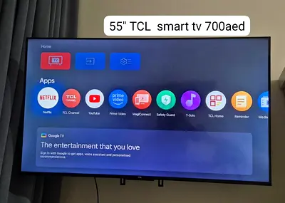 55 TCL Smart TV - 700 AED