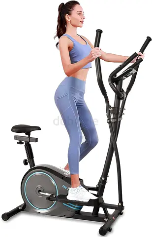 2-in-1 Elliptical Exercise Bike for Full-Body Home Cardio Workouts