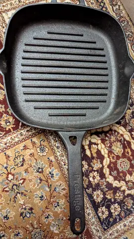 Presto Cast Iron Grill Pan - Square, Used