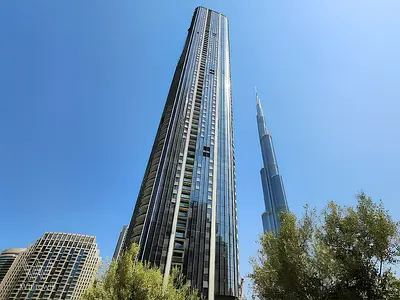 إطلالة على برج خليفة | شقة بغرفة نوم واحدة | منطقة جراند أوبرا