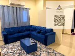 Furnished studio apartment for monthly rent in Al Rawda, Ajman. Separate kitchen, brand new furnitur