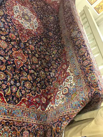 Kashan Handmade Persian-style Wool Rug - Large Traditional Design 4x6meter