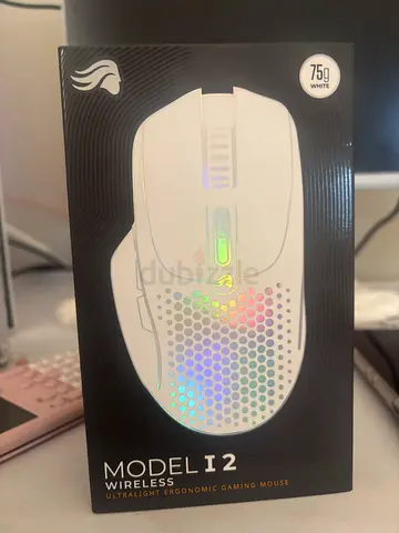 Model I 2 Wireless Lightweight Gaming Mouse (White) - Brand New in Box