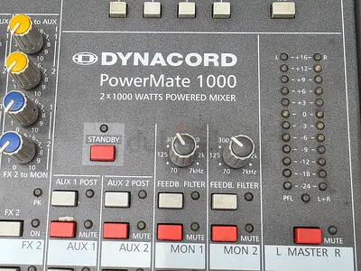 Dynacord PowerMate 1000 Powered Mixer - 2x1000W
